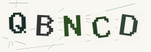 Controlecode met vijf cijfers en letters